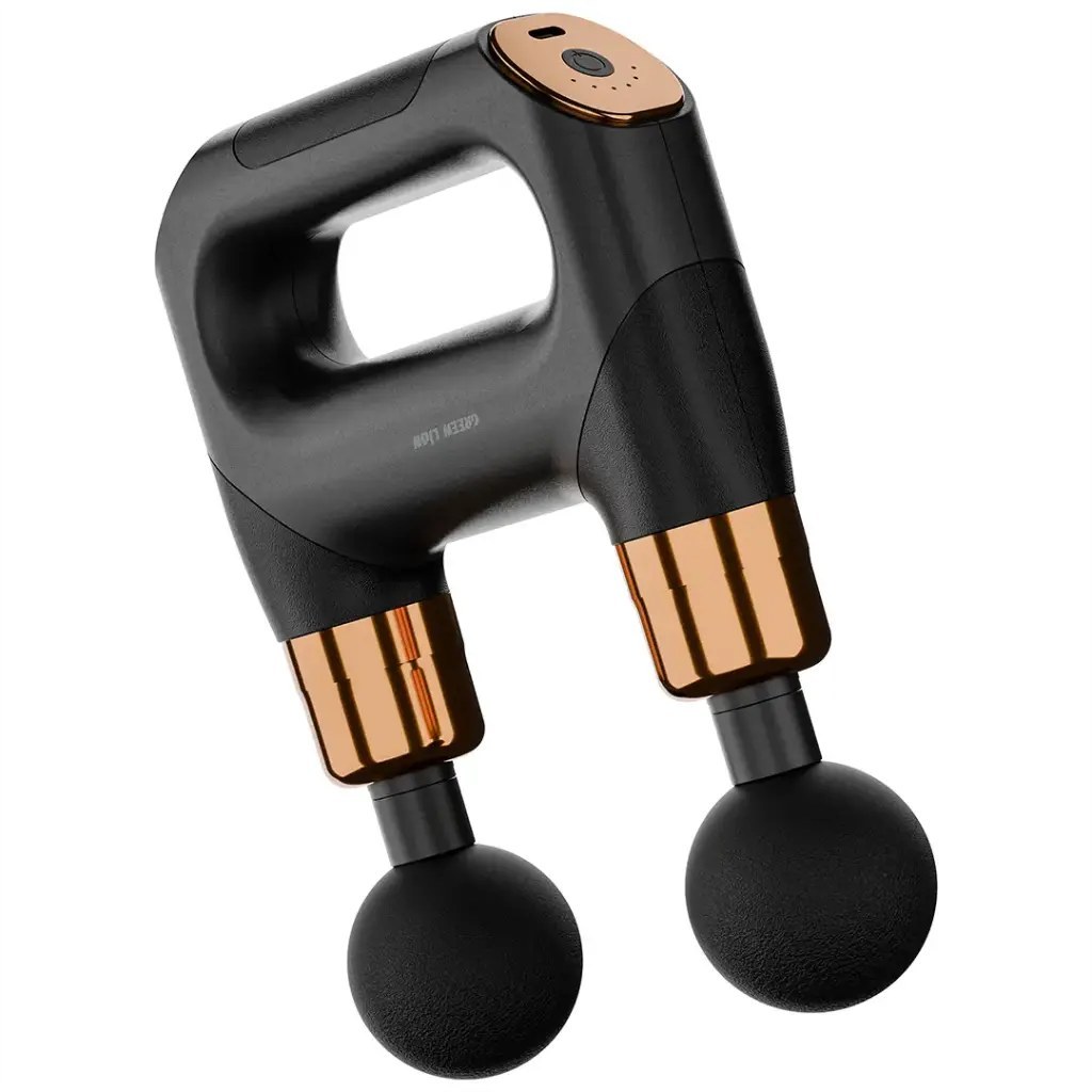 ماساژور دو سر گرین لاین Green Lion Vibe pro Dual head massage gun GNVDUMSGUNBK