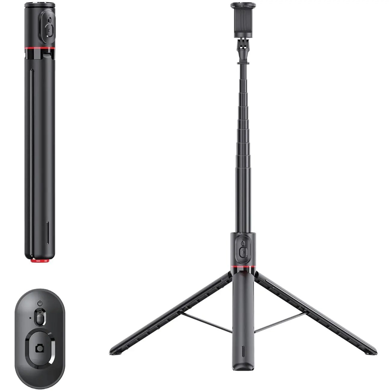 مونوپاد و سه پایه شاتر دار گرین لاین Green Lion Auto Pop Tripod Magnetic Remote GNAPPTDSBK