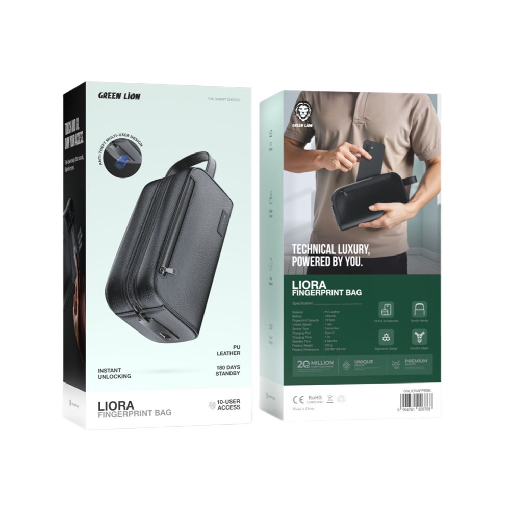 کیف اثر انگشتی گرین لاین Green Lion Liora Fingerprint Bag