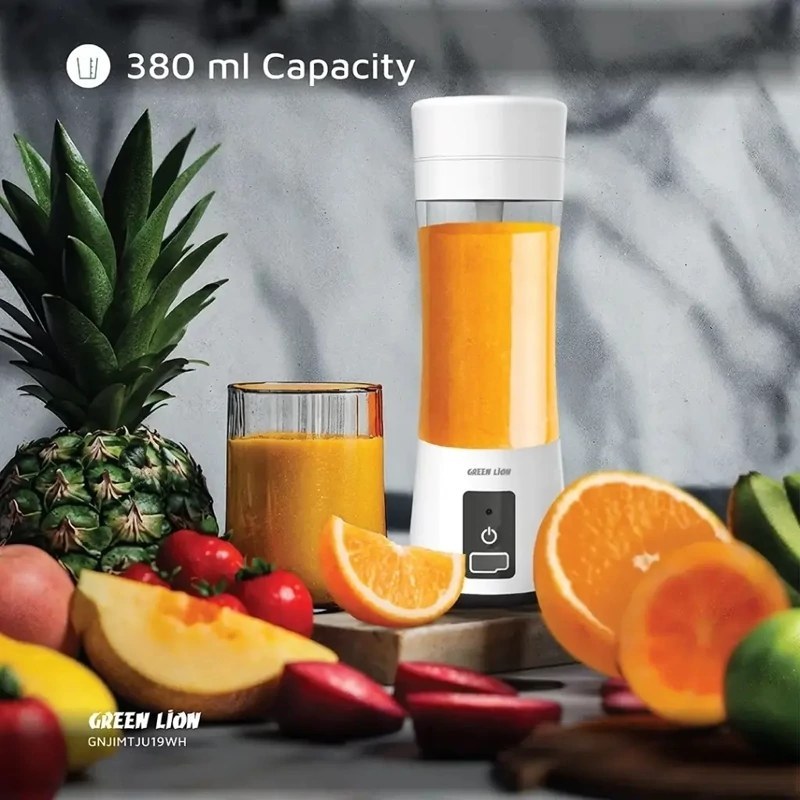 شیکر مخلوطکن شارژی گرین لاین Juice Mate موتور 45 وات، 18000 دور، ظرفیت 380 میلیلیتر، شارژ Type-C