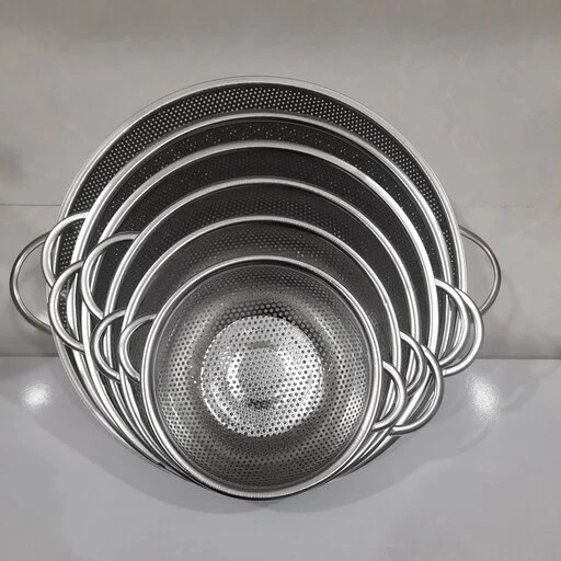 آبکش استیل 6 پارچه یونیک کیفیت عالی و درجه یک اهنربا نگیر ضد زنگ و سیاه شدن