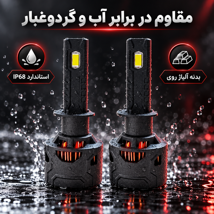 هدلایت کانپکس Conpex R11 H1 نور سفید 200 وات 6000K و 20000 لومن خط کات دقیق
