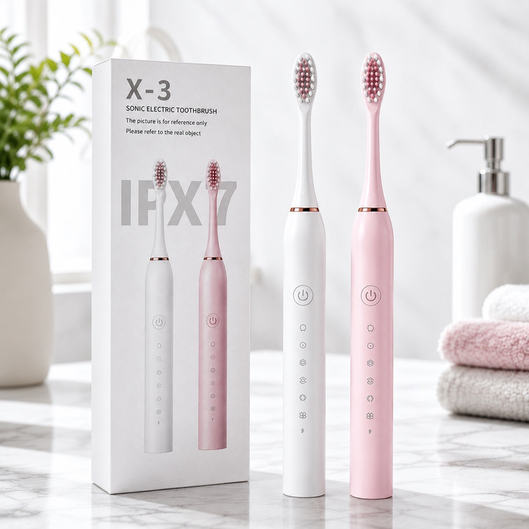 مسواک برقی سونیک X-3 تمیزی عمیق، لبخندی ماندگار