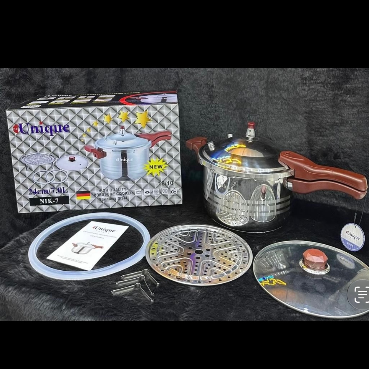 زودپز 4 لیتری یونیک اصل با 3 سال گارانتی