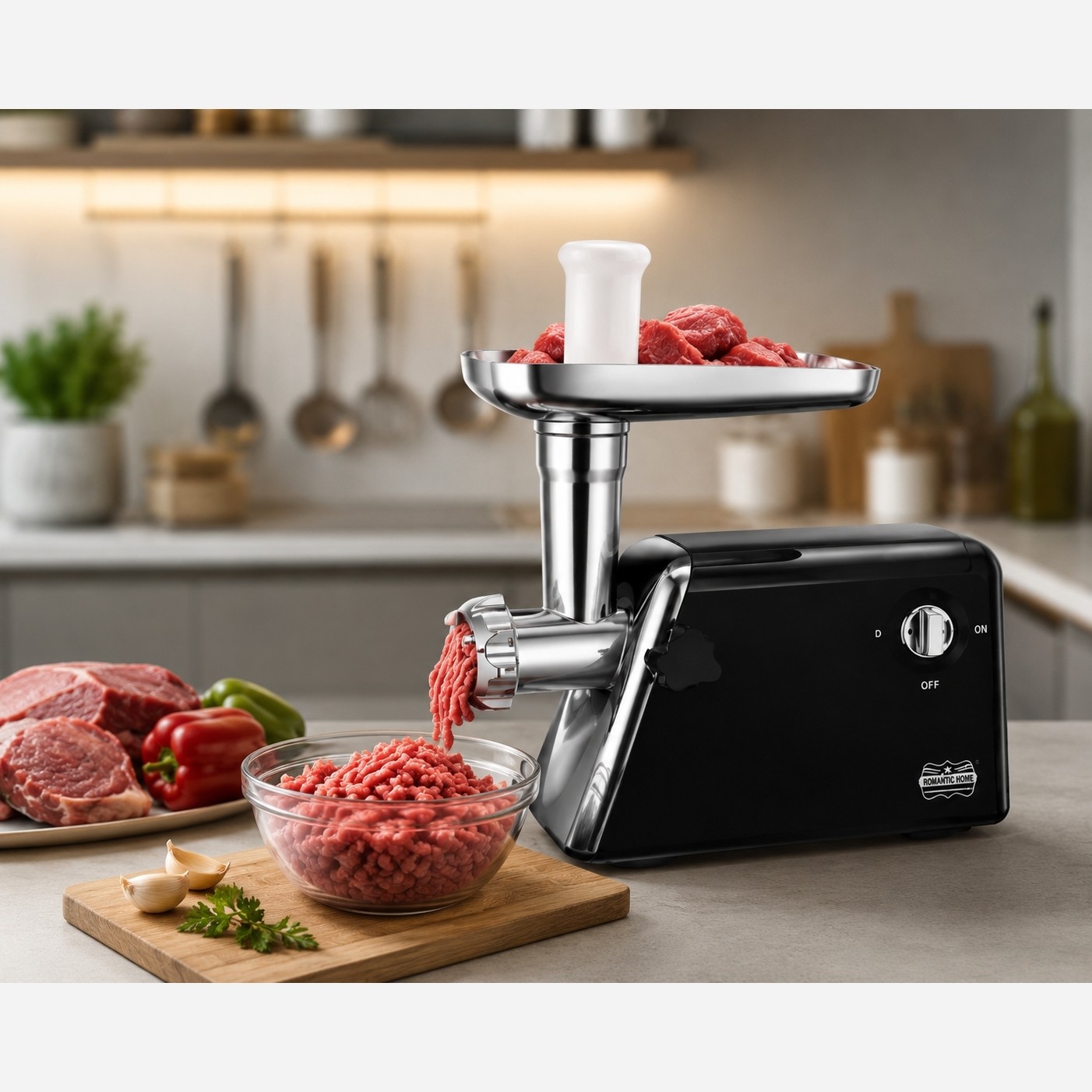 چرخ گوشت رومانتیک هوم (Romantic Home) مدل OGG-38 با 2 سال گارانتی