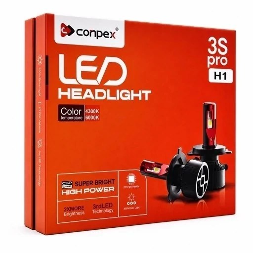 هدلایت کانپکس CONPEX 3S PRO پایه H11 با گارانتی