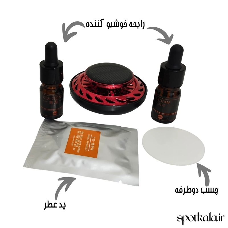 خوشبوکننده و بوگیر سولار خورشیدی ماشین جین گه 009 (Jin Ge)