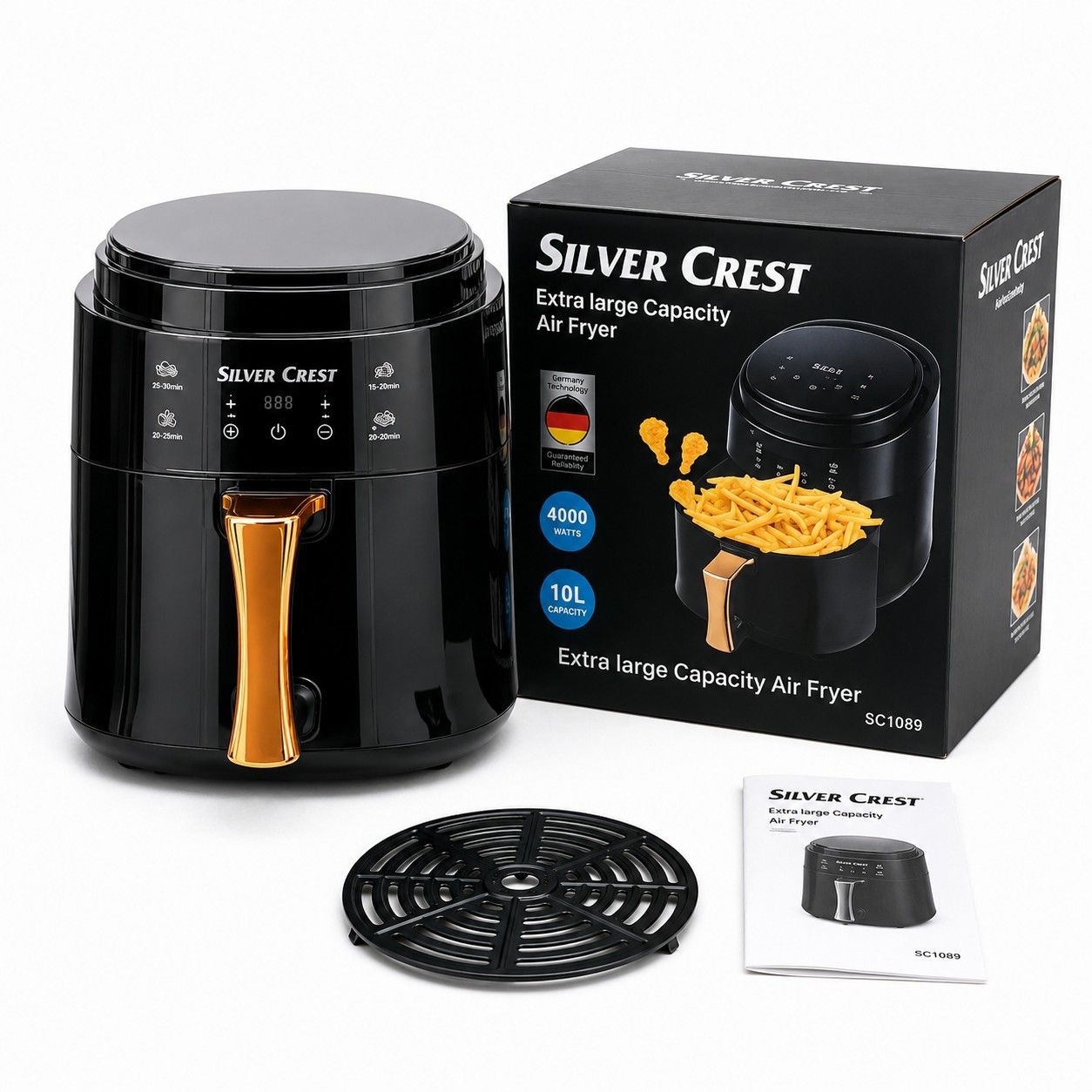 سرخکن بدون روغن سیلور کرست 10 لیتری SC-1080