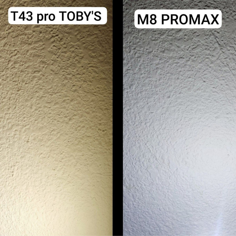 هدلایت TOBYS T43 PRO پایه H1 نور نچرال با گارانتی