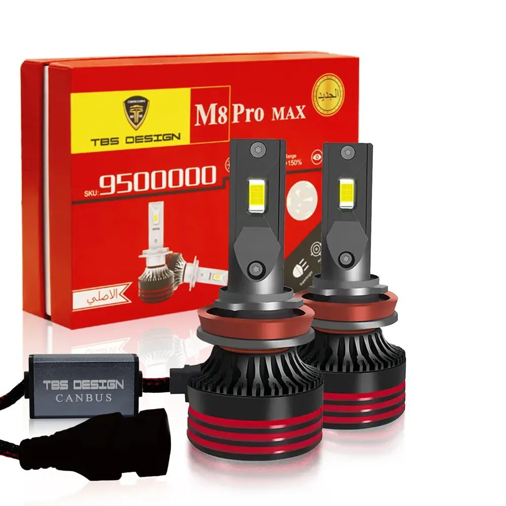 هدلایت توبیز M8 PRO پایه H11 با گارانتی