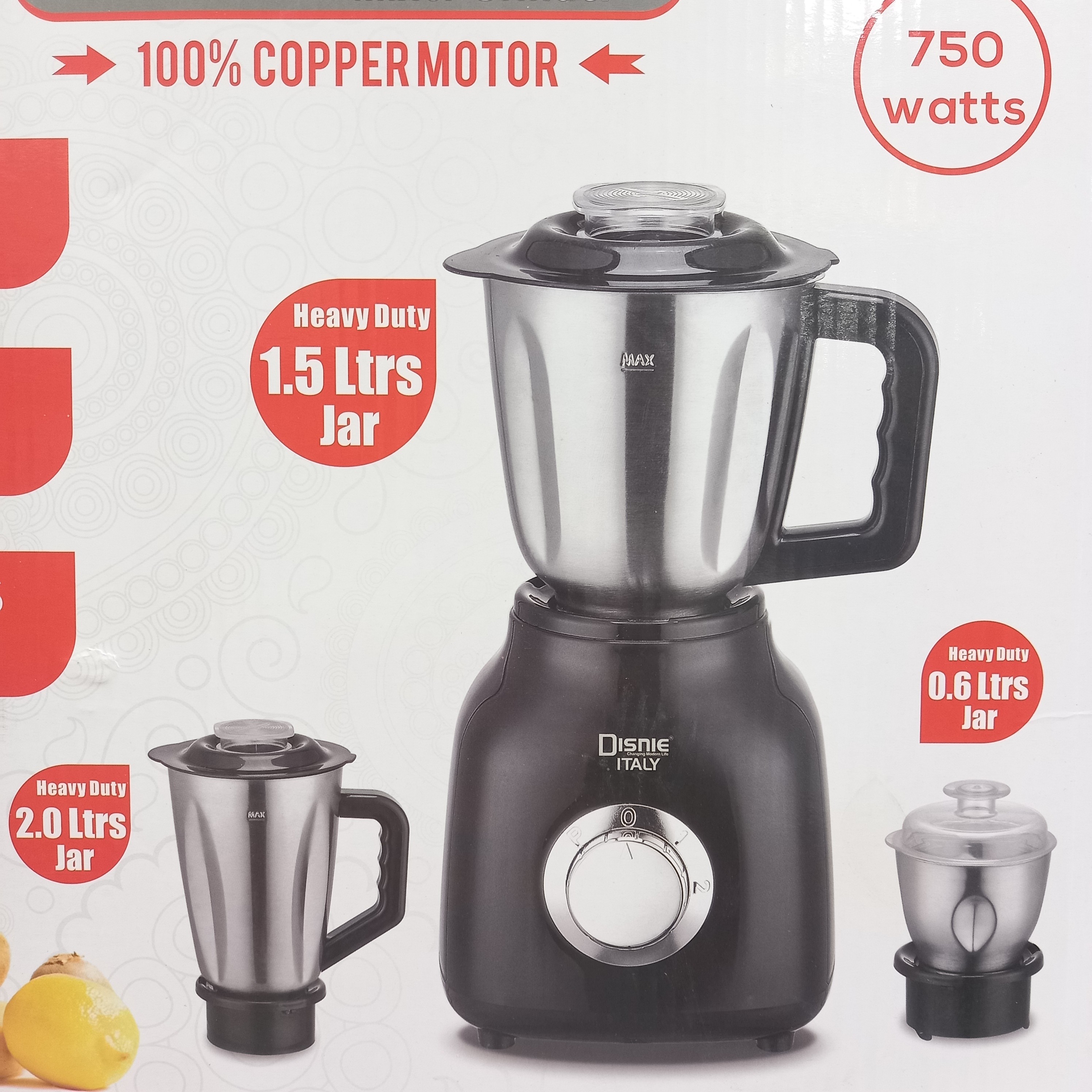 مخلوط کن خردکن آسیاب سه کاره DISNIE ITALY وارداتی اصلی،مخلوط کن برقی،گرایندر،میکسر برقی،آسیاب برقی،بندر،پسکرایه