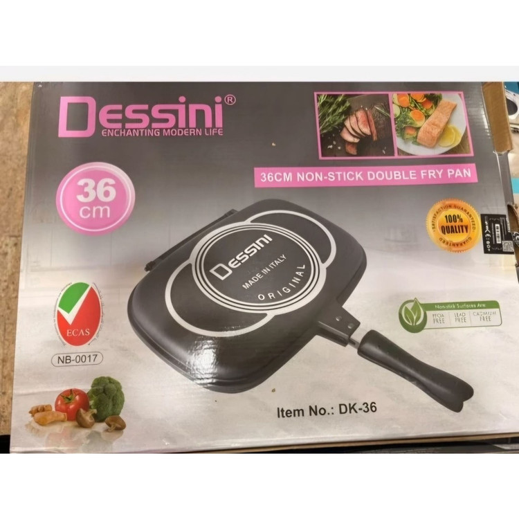 تابه دو طرفه دسینی مدل DK-36 سایز 36 مشخصات