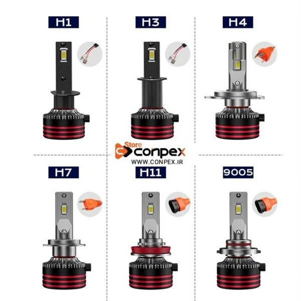 هدلایت کانپکس M8 PRO پایه H11 با گارانتی