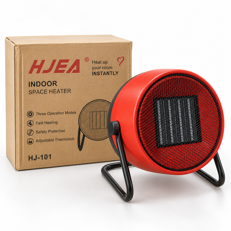 بخاری فندار رومیزی HJEA مدل HJ-101 با توان 2000 وات